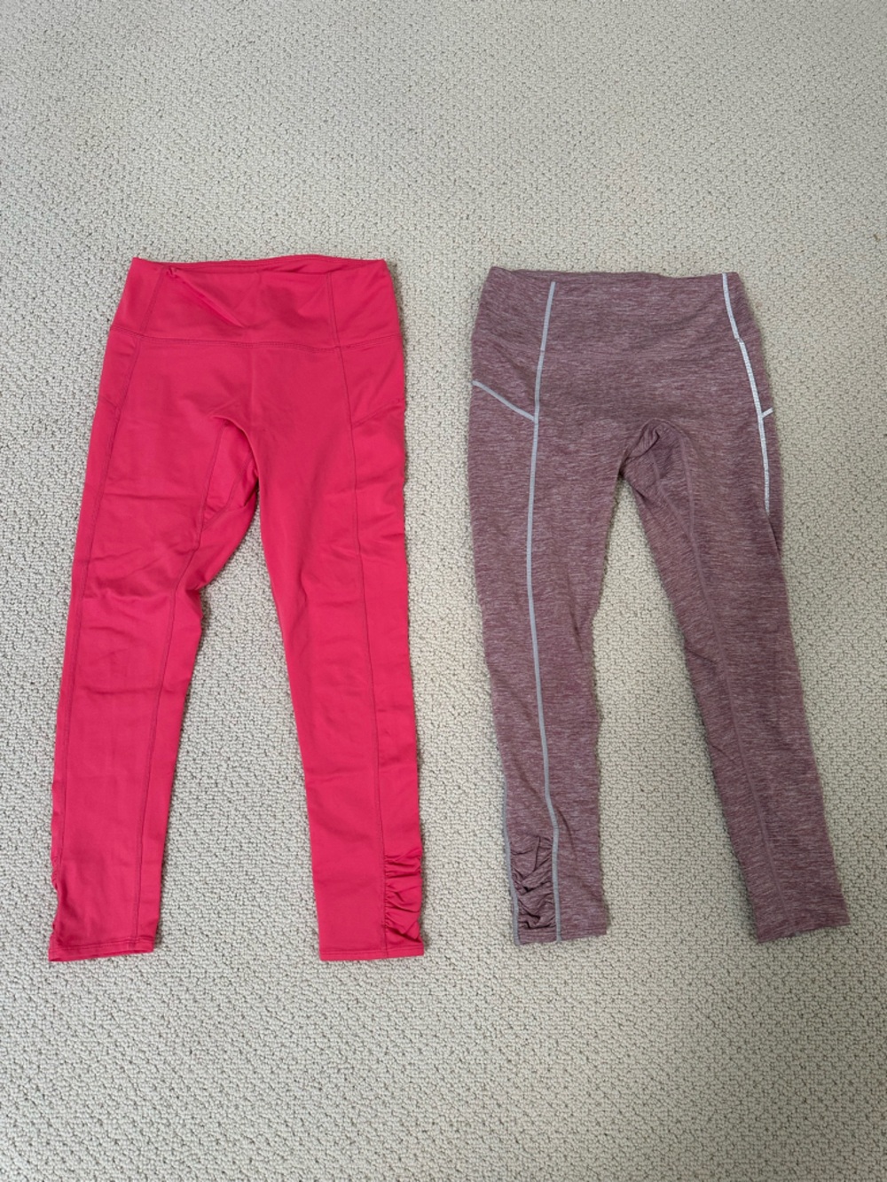 Free People Movement Leggings - Hot Pink and light pink